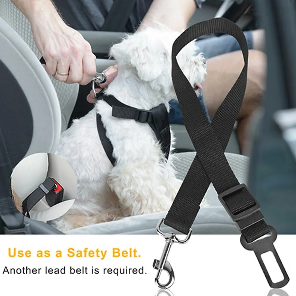 2-Pack: Multipurpose Pet Safety Vehicle Seat Belt