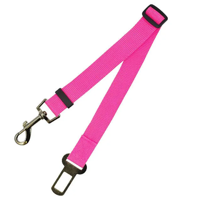 6 Colors Cat Dog Car Safety Seat Belt Harness Adjustable Pet Puppy Pup Hound Vehicle Seatbelt Lead Leash for Dogs Drop Shipping