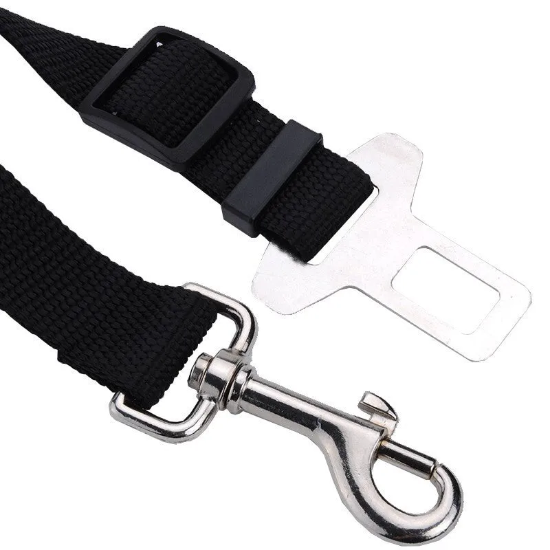 Adjustable Dog Cat Pet Car Safety Seat Belt Red Blue Black Army Green
