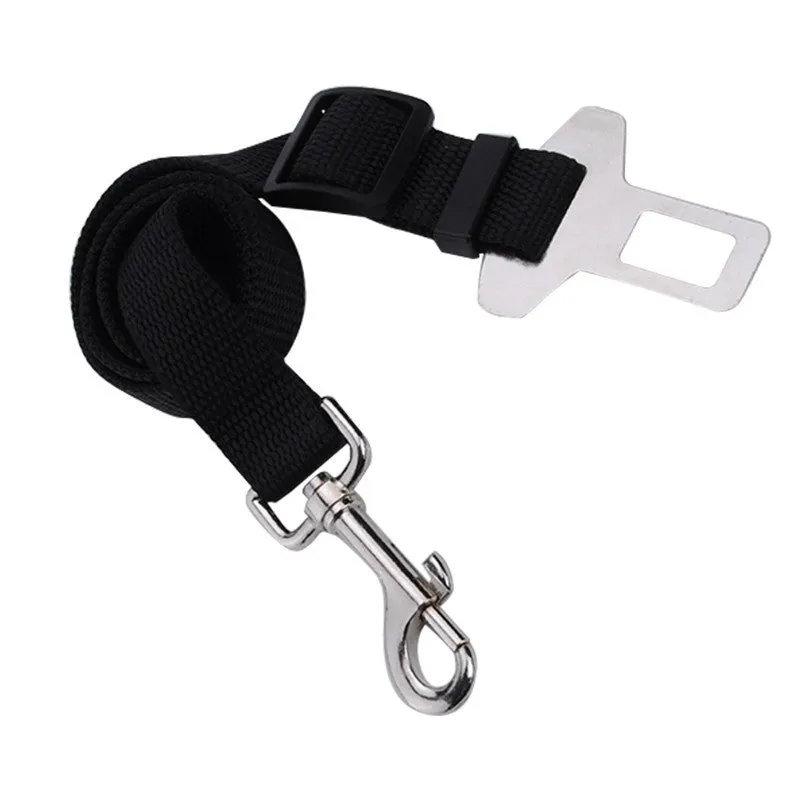 Adjustable Dog Cat Pet Car Safety Seat Belt Red Blue Black Army Green