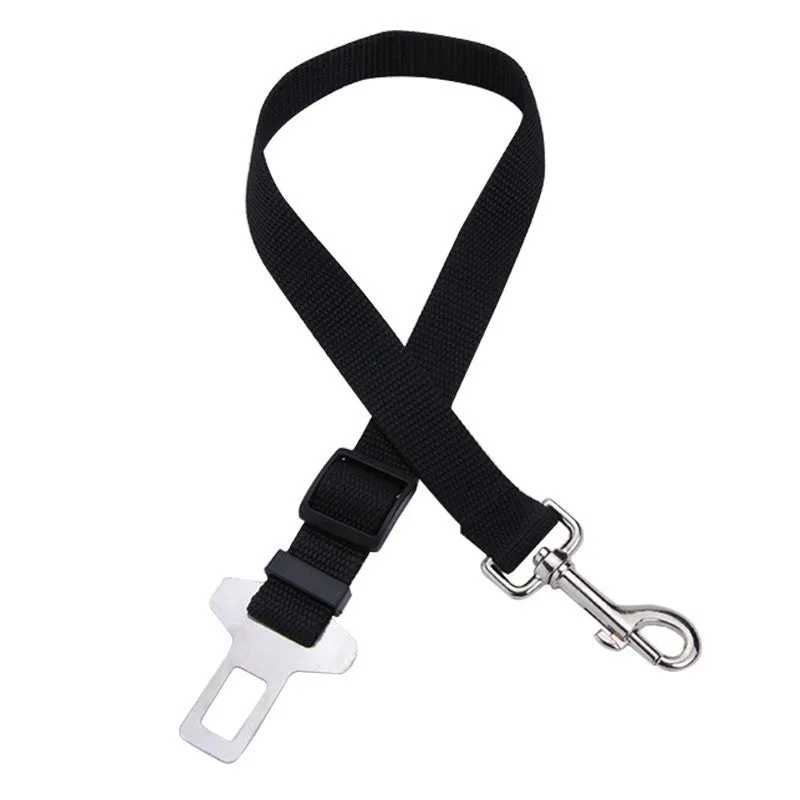 Adjustable Dog Cat Pet Car Safety Seat Belt Red Blue Black Army Green
