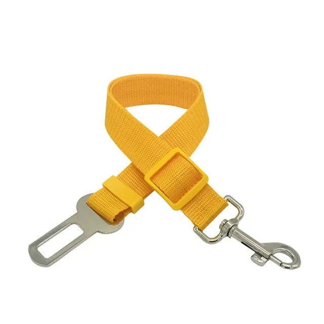 Adjustable Dog Leash Pet Dog Car Seat Belt