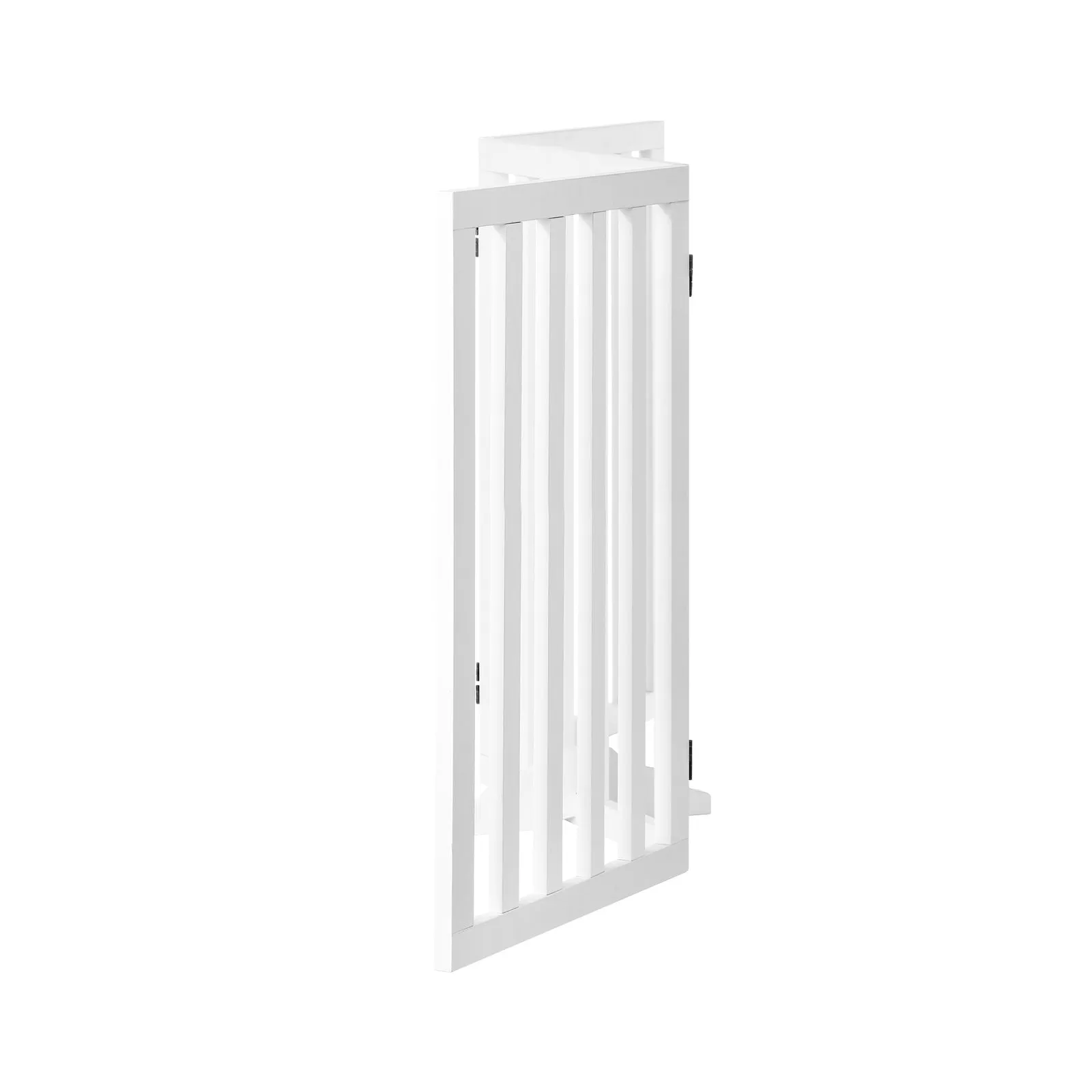 Alopet Wooden Pet Gate Dog Fence Safety Stair Barrier Security Door 3-Panel 80cm