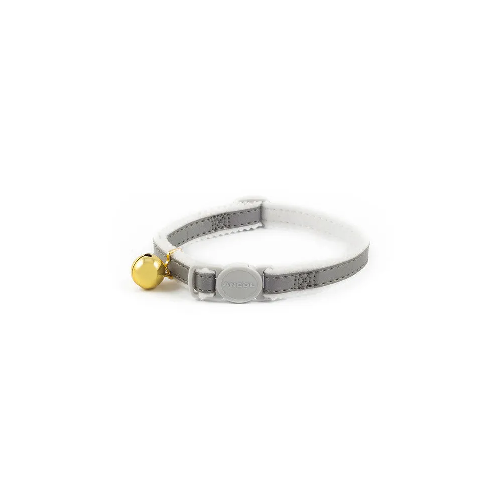 Ancol Safety Reflective Cat Collar Silver