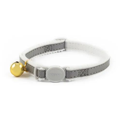Ancol Safety Reflective Cat Collar Silver