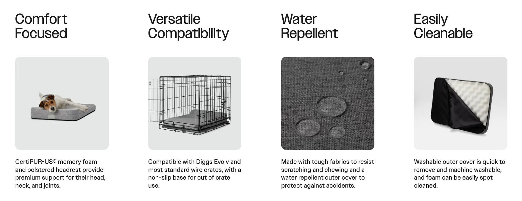 Available to Order 2-6 Weeks: Diggs Bolster Crate Bed