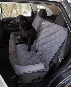 Back Seat Protector with Fleece Headrest for Dogs