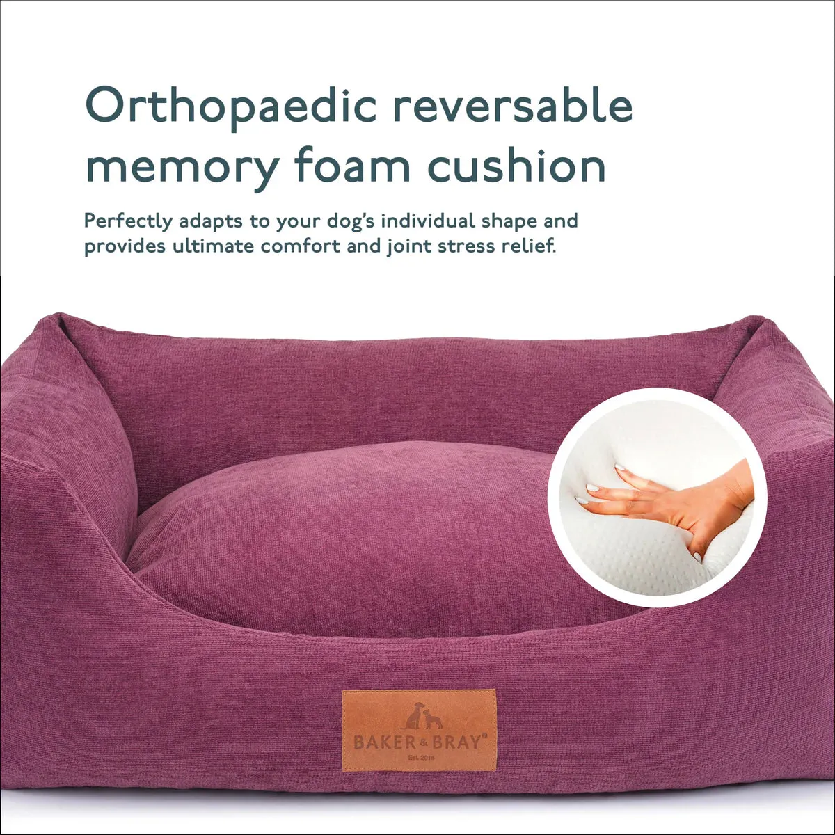 Baker & Bray Eco Luxe Orthopaedic Luxury Dog Bed