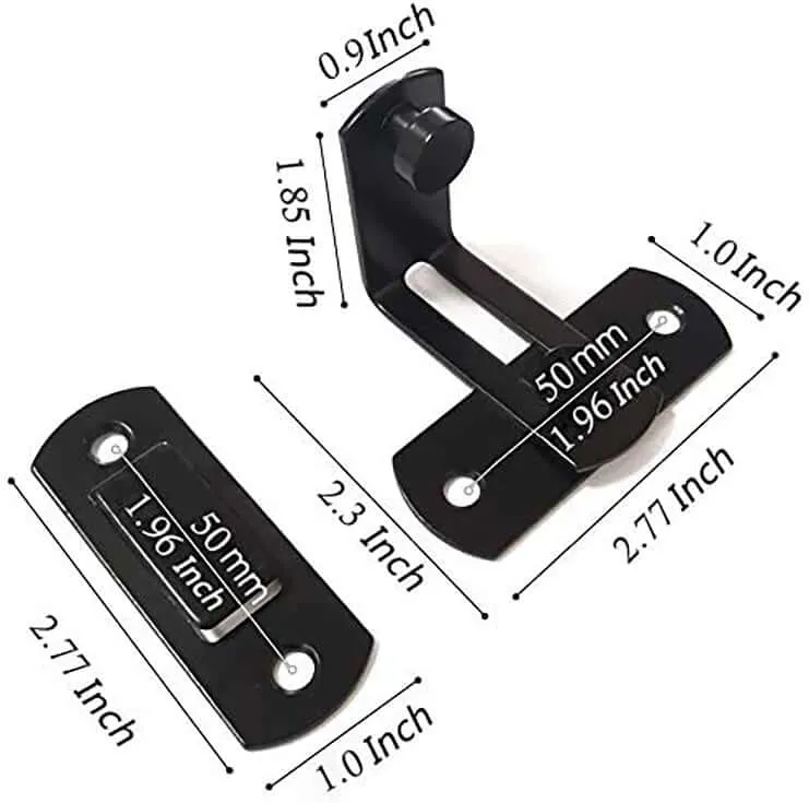 Bolt Barn Door Lock Latch