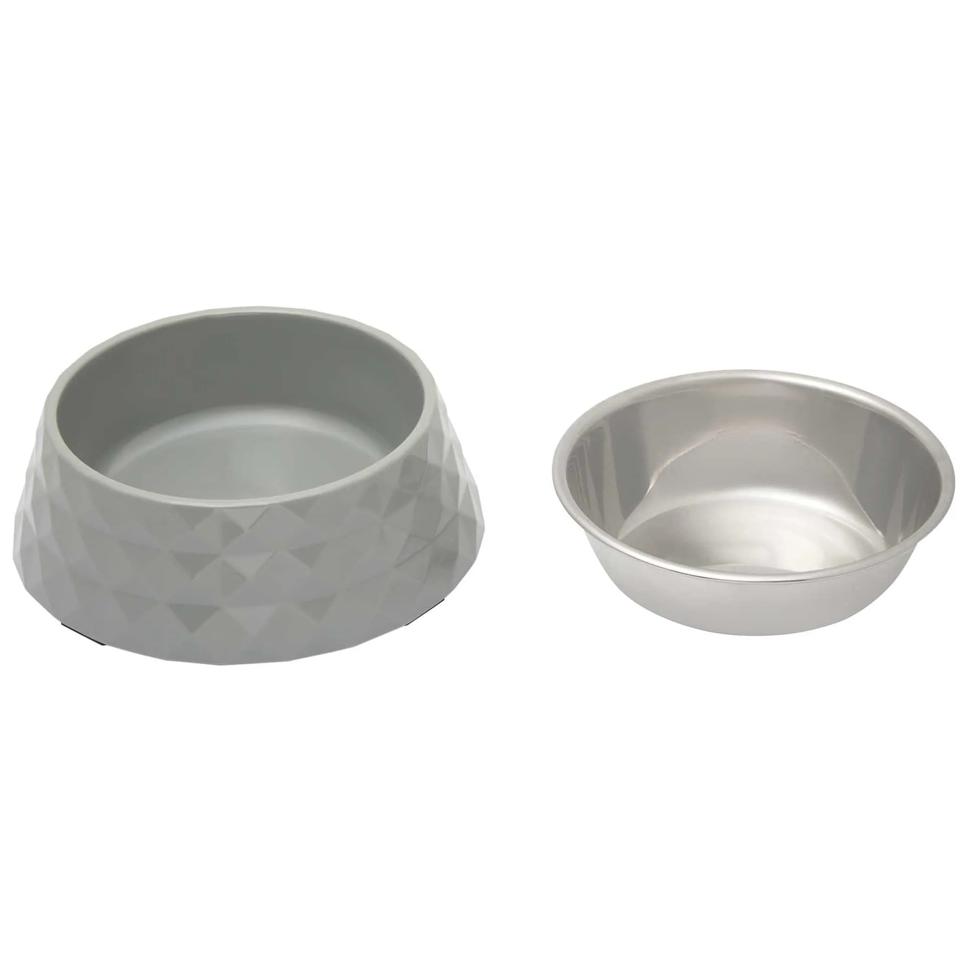 Buddy & Belle Diamond Melamine Dog Bowl