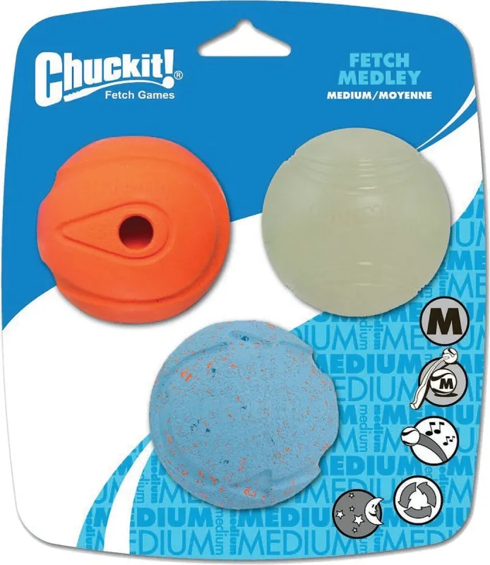 Chuckit! 0520520 Dog Toy, M, Natural Rubber, Multi-Color :EA: QUANTITY: 1