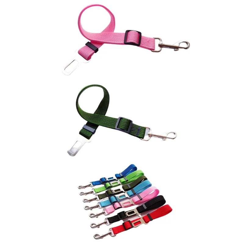 Colorful Dog Car Seat Belt