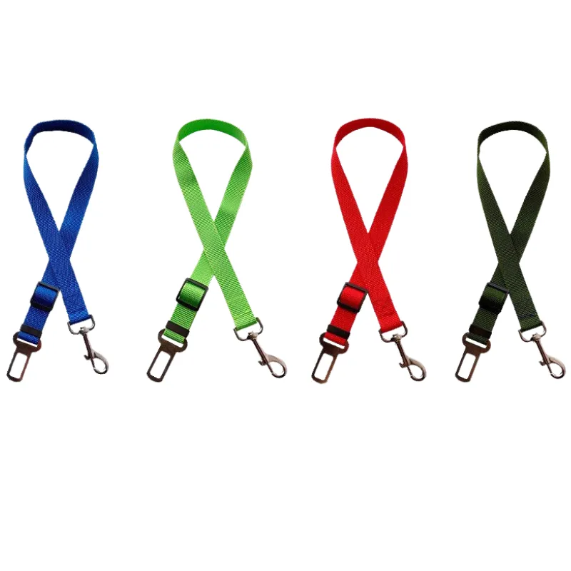 Colorful Dog Car Seat Belt
