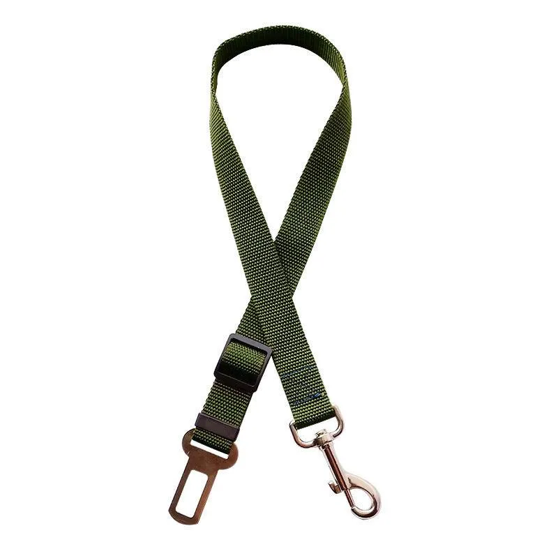 Comfy & Secure: Adjustable Dog Car Harness Seat Belt