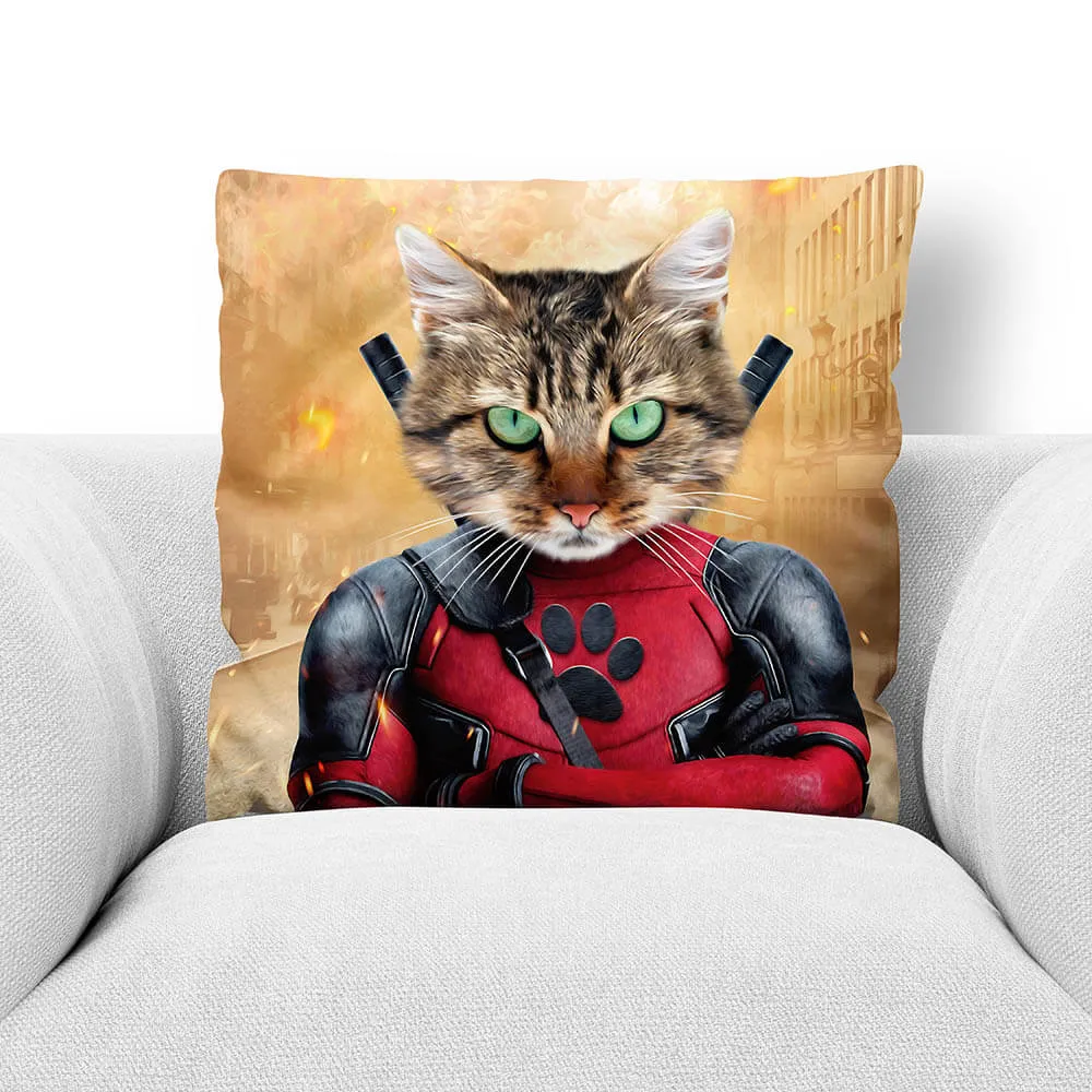 DEAD COOL - CUSTOM PET PORTRAIT THROW PILLOW
