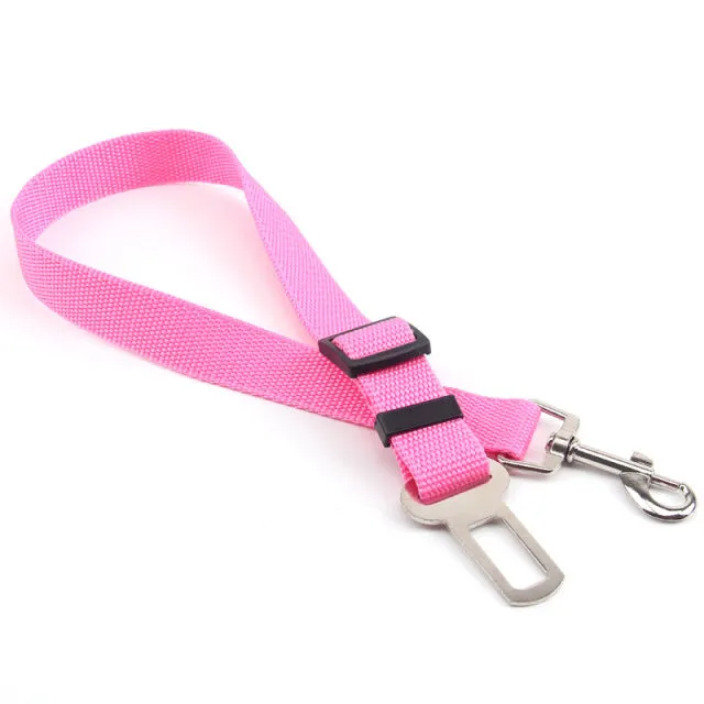 Dog Car Seat Belt Adjustable Traction Rope Suitable