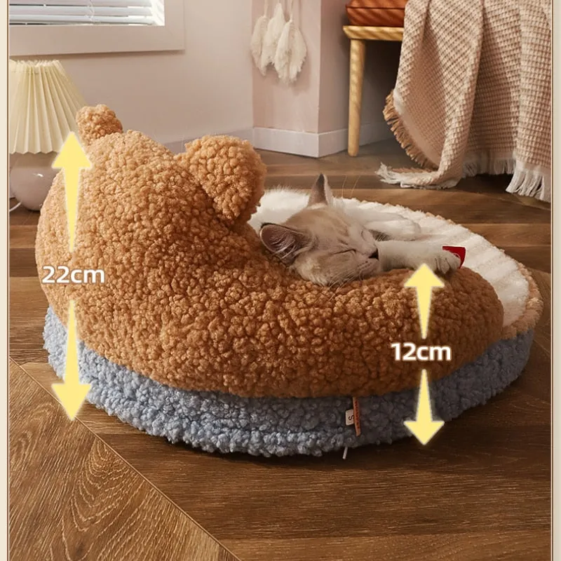 Dog / Cat Bed Padded Cushion | Super Soft and Durable Mattress for Small and Big Dogs | Sleeping Beds and Houses for Cats | Removable Pet Mat