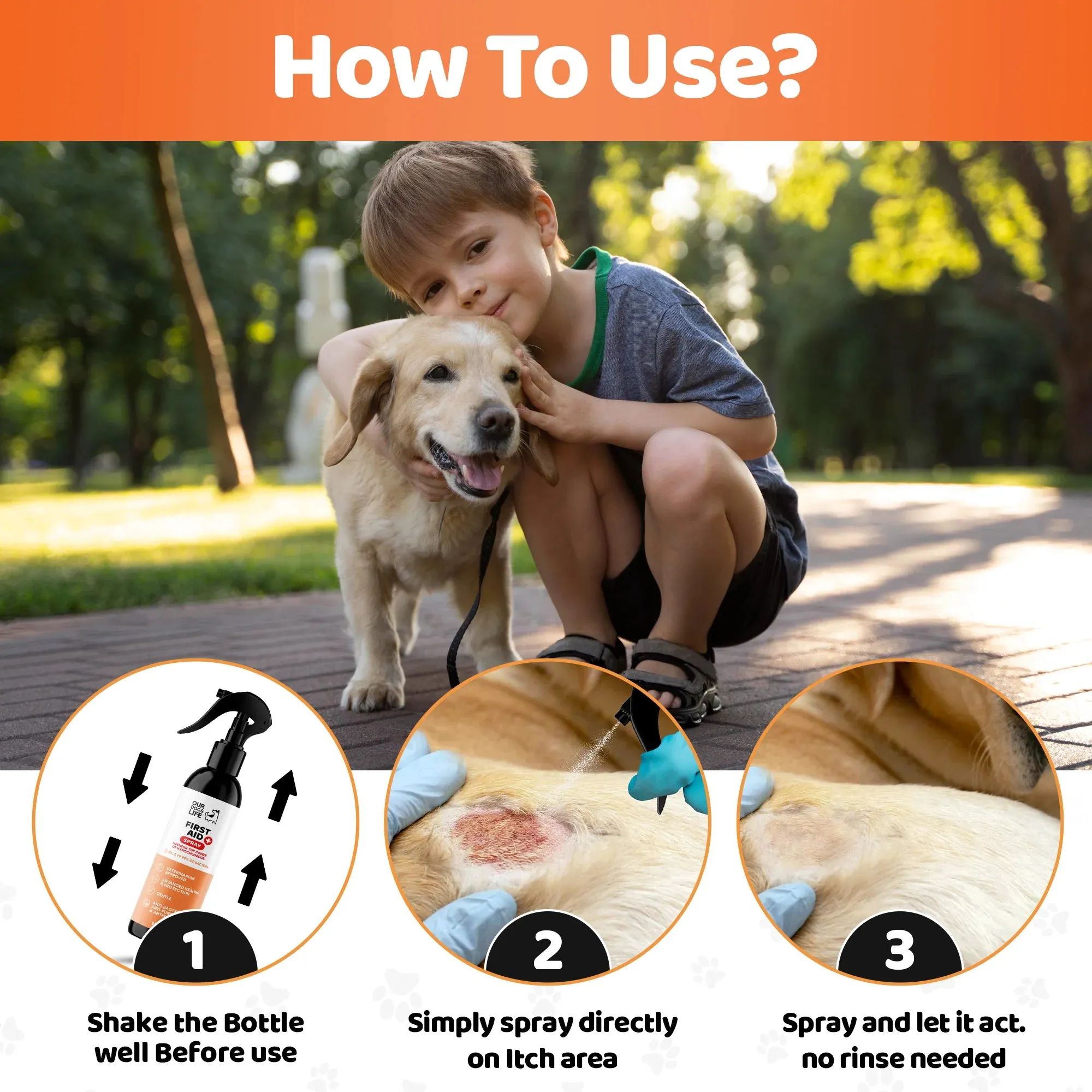 Dogslife First Aid Spray 250ml