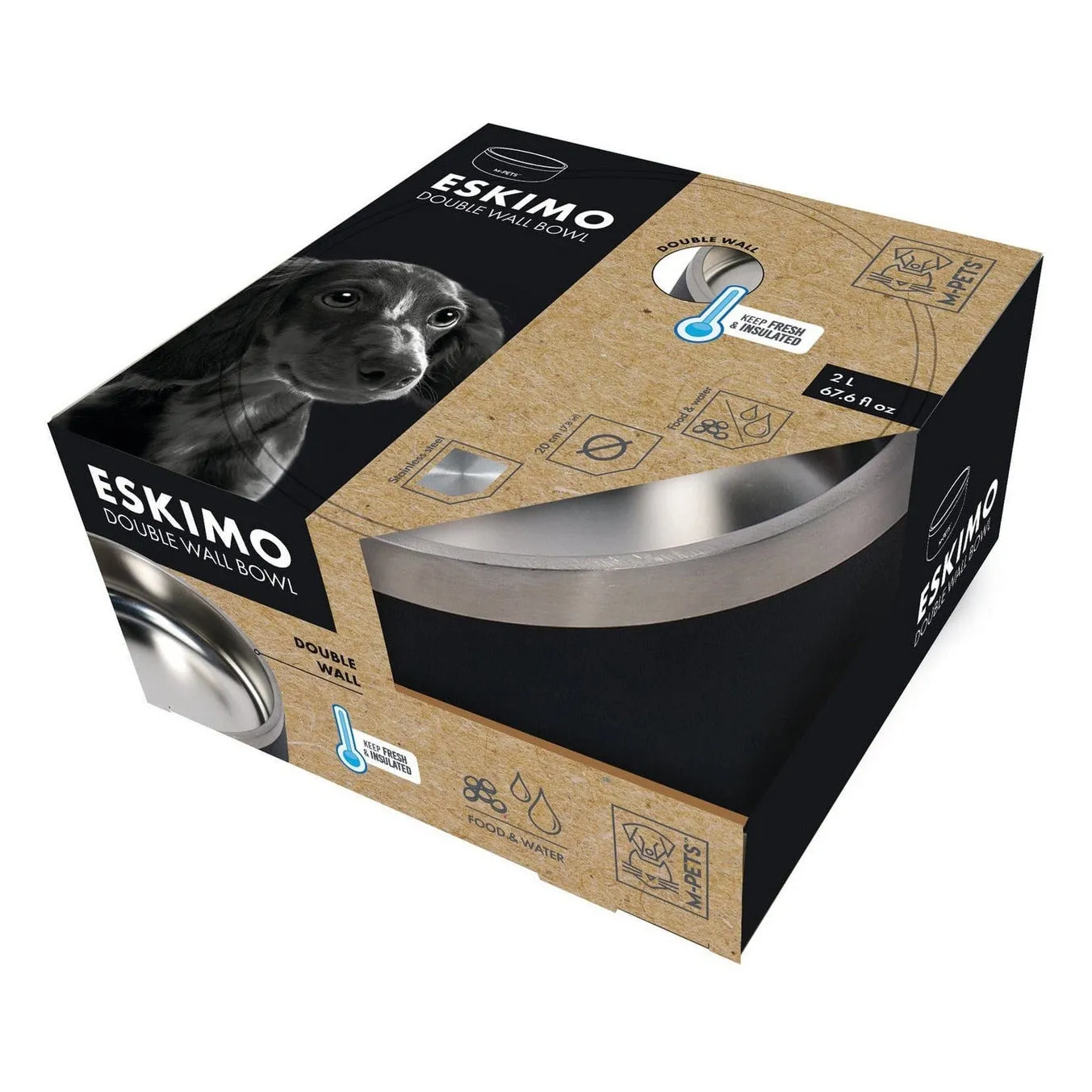 ESKIMO Double Wall Bowl  - Black