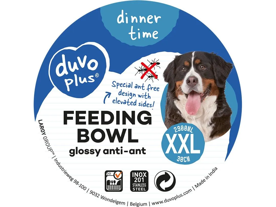 Feeding Bowl Glossy Anti-Ant Xxl - 2900Ml - 30Cm