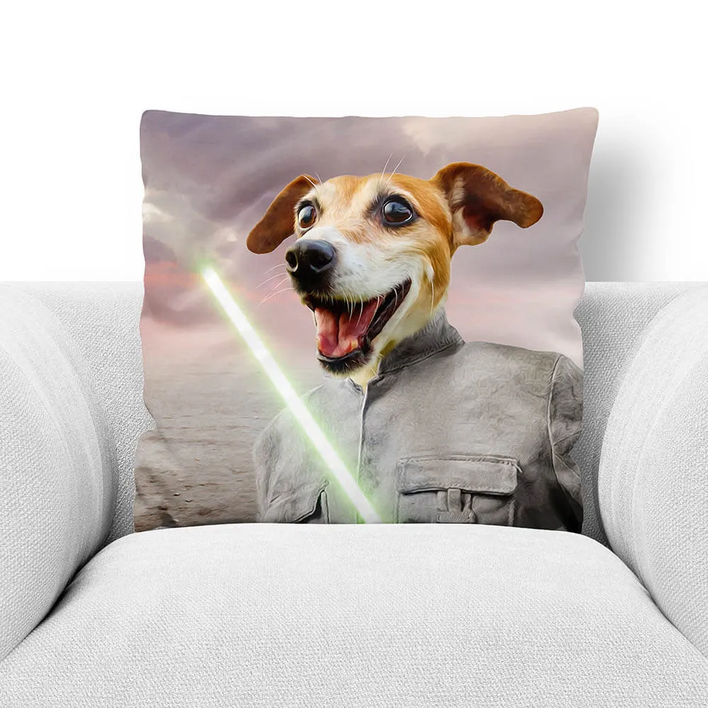 FLUKE CARCHASER - CUSTOM PET PORTRAIT THROW PILLOW