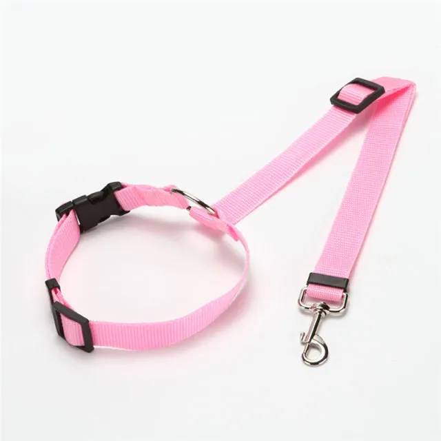 Frenchie Car Seat Belt Headrest Vehicle Safety Harness (WJ71)