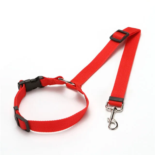 Frenchie Car Seat Belt Headrest Vehicle Safety Harness (WJ71)
