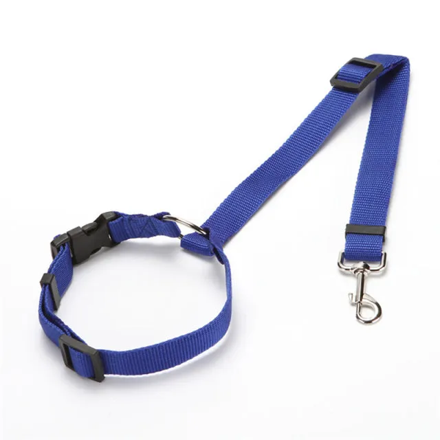 Frenchie Car Seat Belt Headrest Vehicle Safety Harness (WJ71)