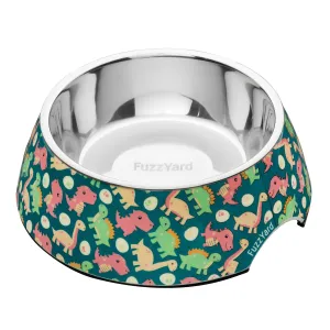 FuzzYard Dog Bowl Dinosaur Land Small