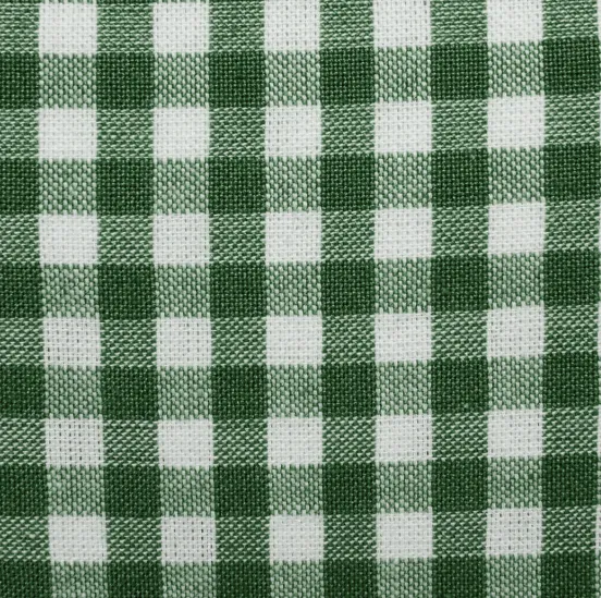 Heather Taylor Home x TFD Mini Gingham Hunter Green Dog Bed