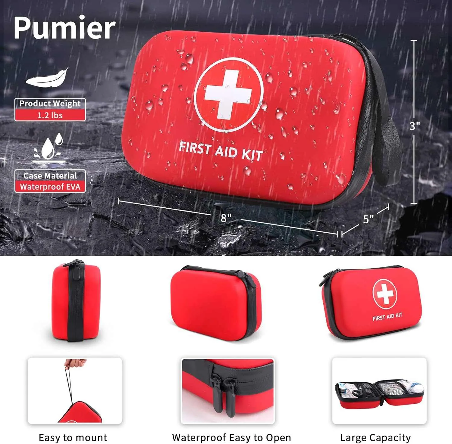 Home Car First Aid Kit Camping Essentials