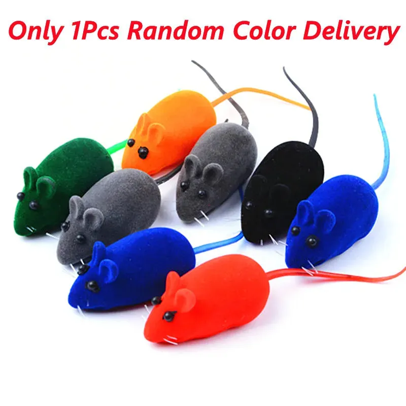 Interactive Plush Mouse Toy