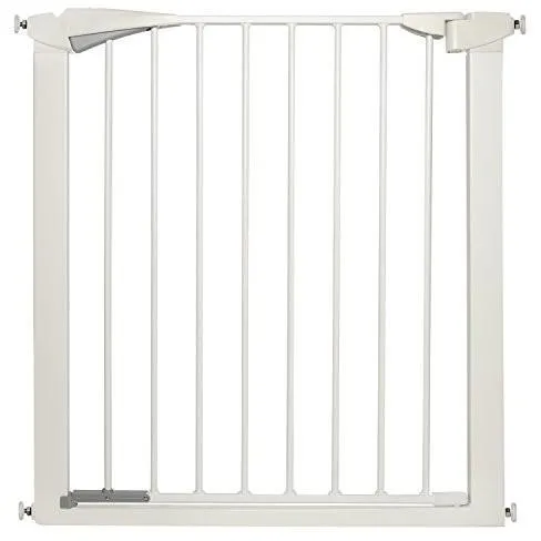 Ivation safety gate w/ Door, Easy-Close, white