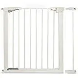 Ivation safety gate w/ Door, Easy-Close, white