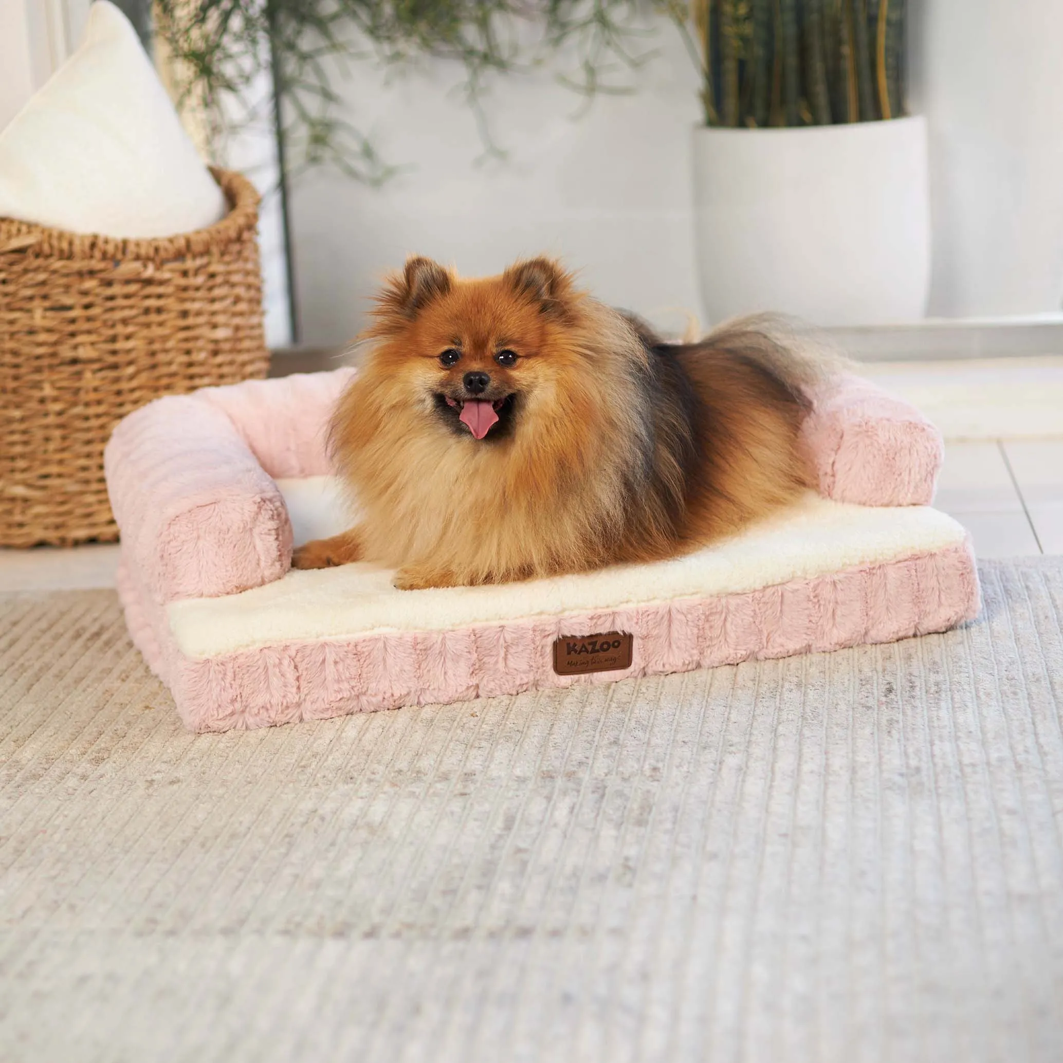 Kazoo Boudoir Large Blush Dog Bed