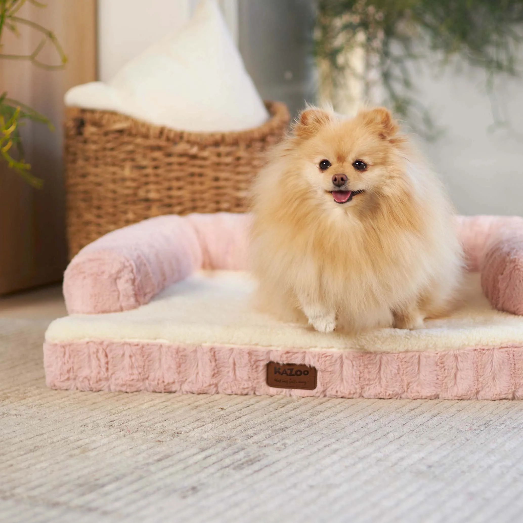 Kazoo Boudoir Large Blush Dog Bed