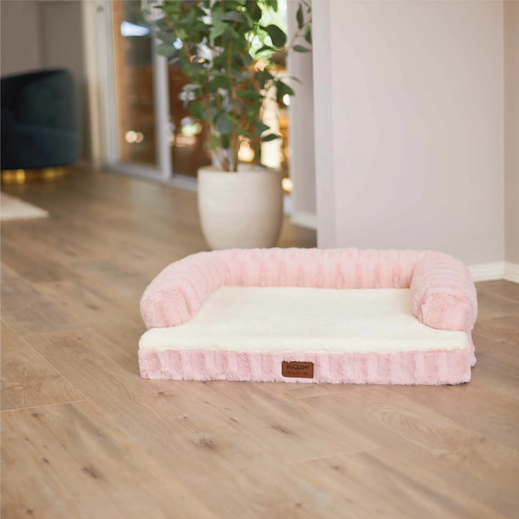Kazoo Boudoir Medium Blush Dog Bed^^^