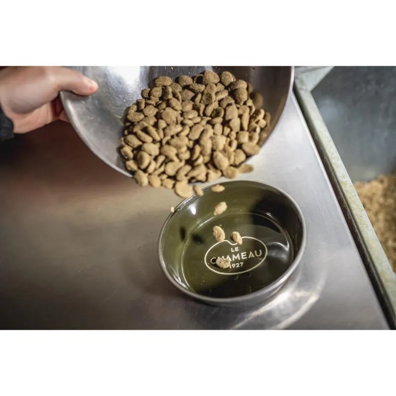 Le Chameau Stainless Steel Dog Bowl (Medium) - Vert Chameau