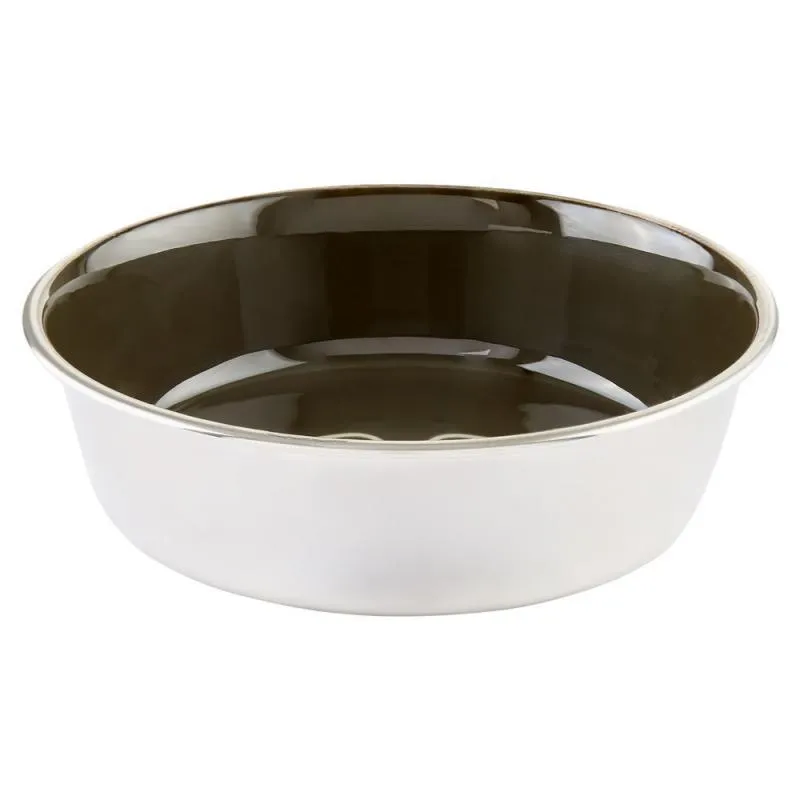 Le Chameau Stainless Steel Dog Bowl (Medium) - Vert Chameau
