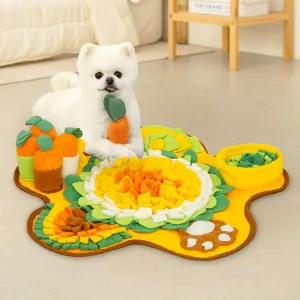 Leto Dog Nosework Toy Flower Carrot Field Blanket Mat - Nosework/IQ Toy - 🏆 #5 - Pet Supplies - Best of December