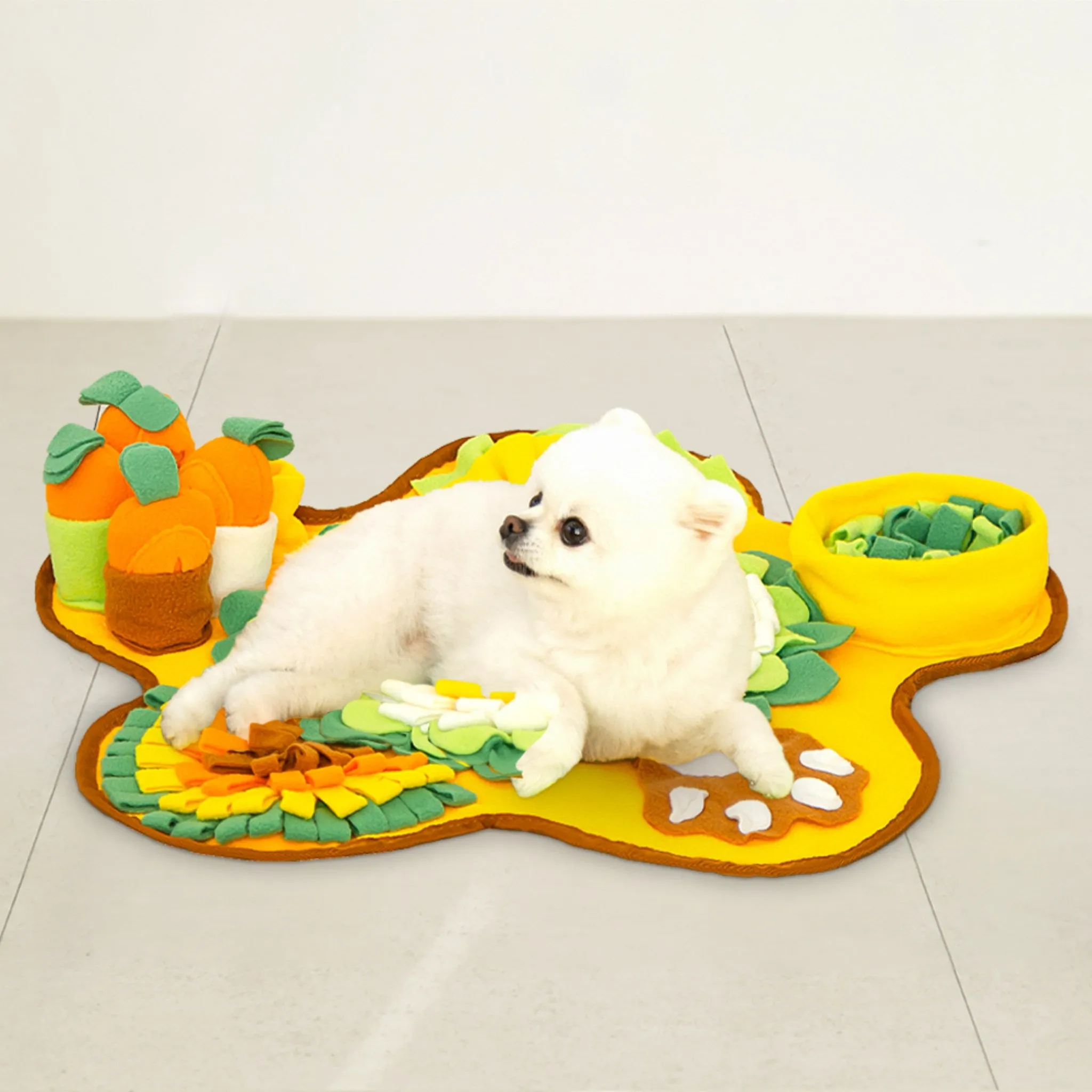 Leto Dog Nosework Toy Flower Carrot Field Blanket Mat - Nosework/IQ Toy - 🏆 #5 - Pet Supplies - Best of December