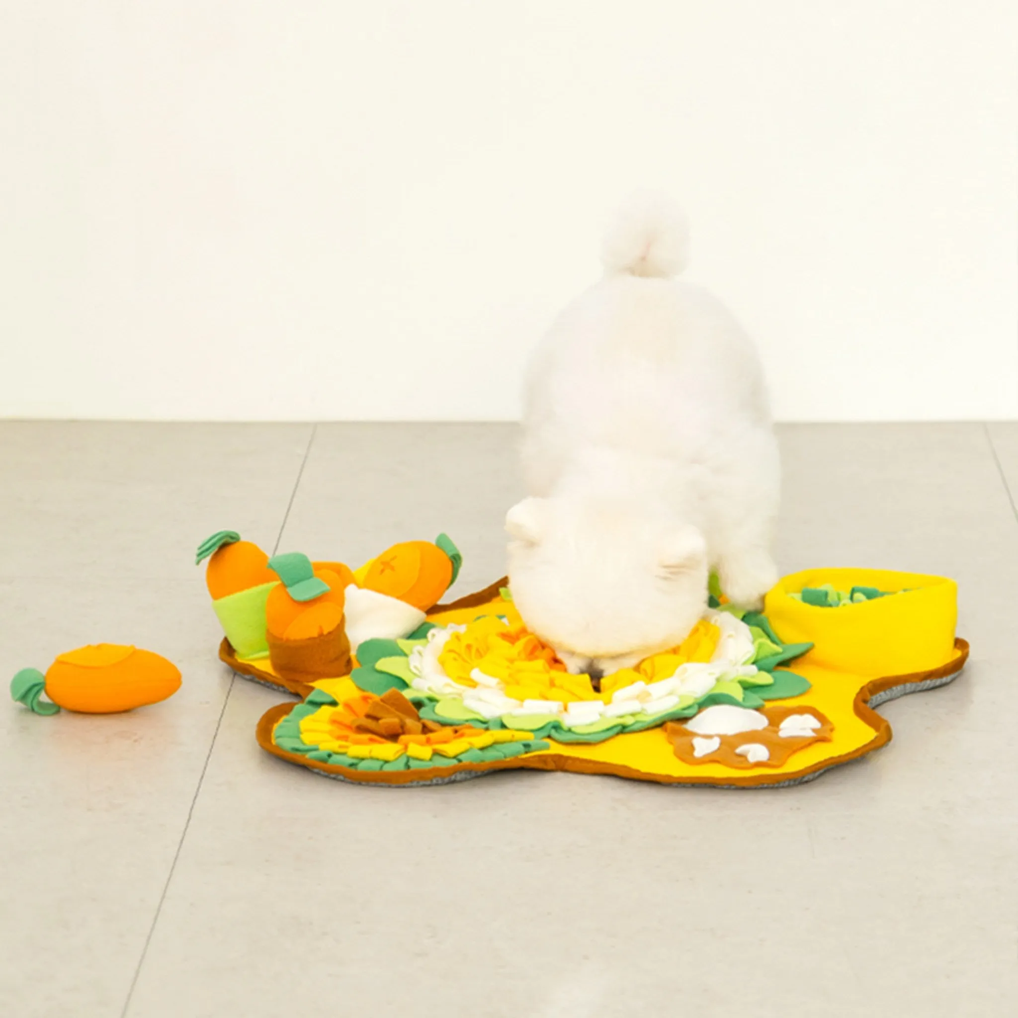 Leto Dog Nosework Toy Flower Carrot Field Blanket Mat - Nosework/IQ Toy - 🏆 #5 - Pet Supplies - Best of December