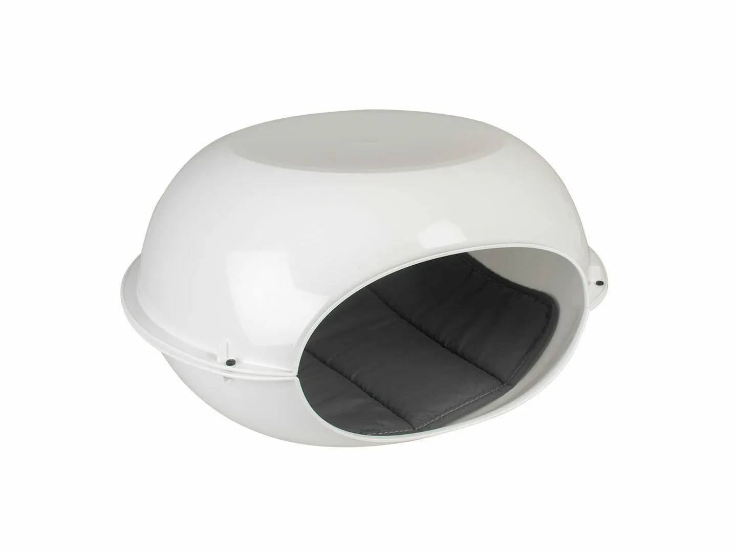 Luna cat igloo with pillow 57x38x31cm white