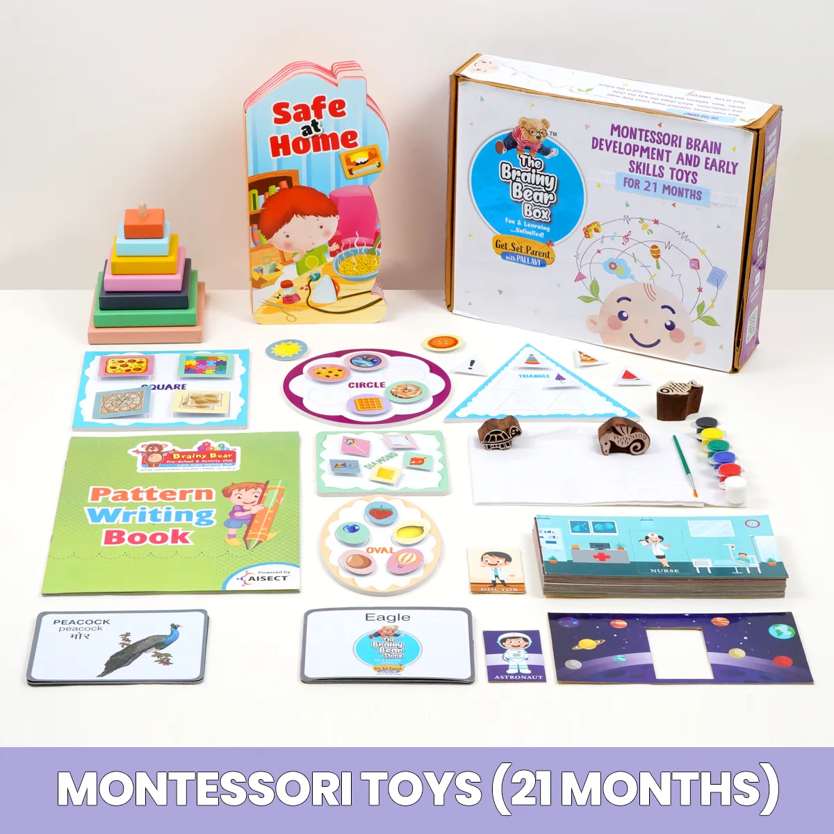 Monthly Montessori and Brain Development Toys  (0-2 Years)