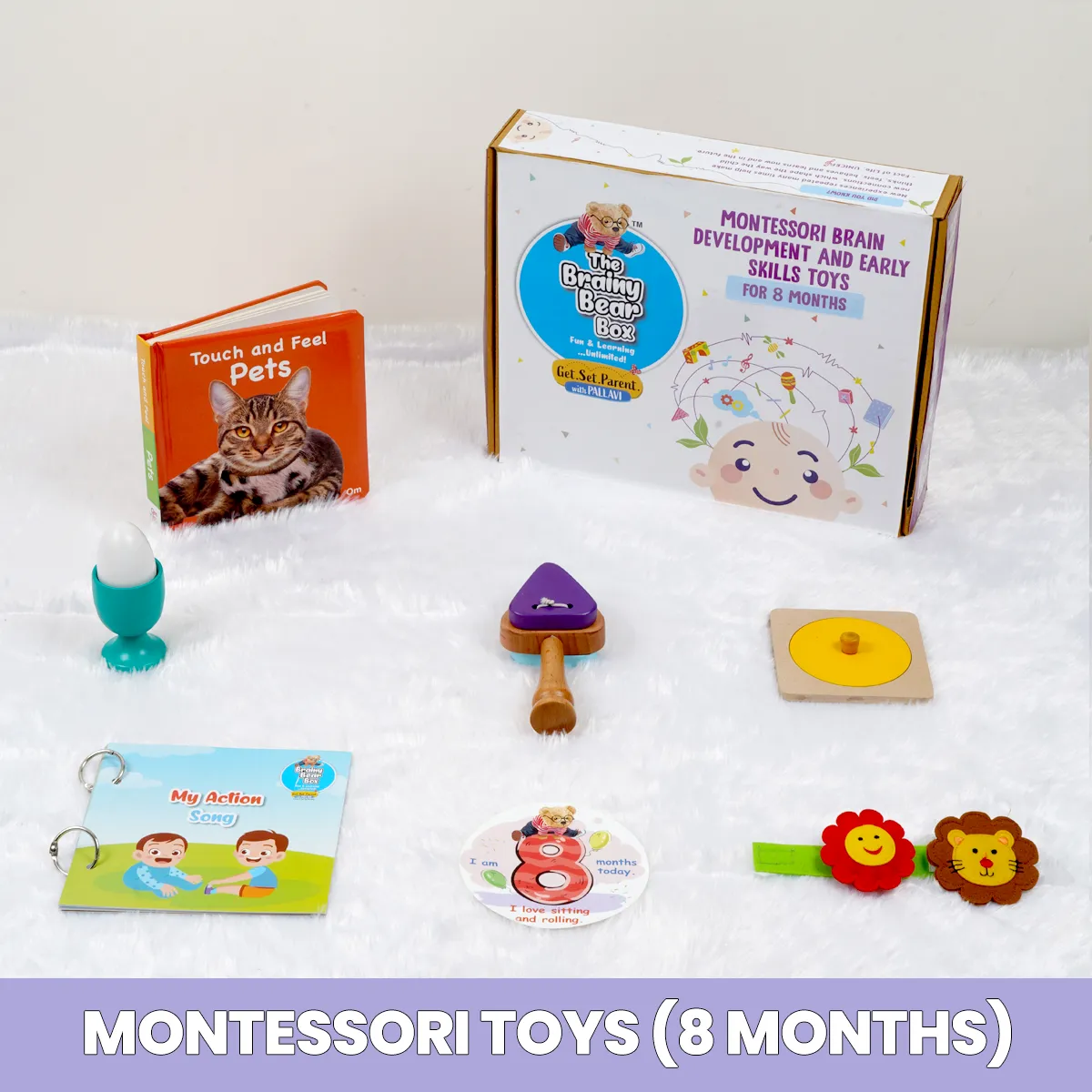 Monthly Montessori and Brain Development Toys  (0-2 Years)