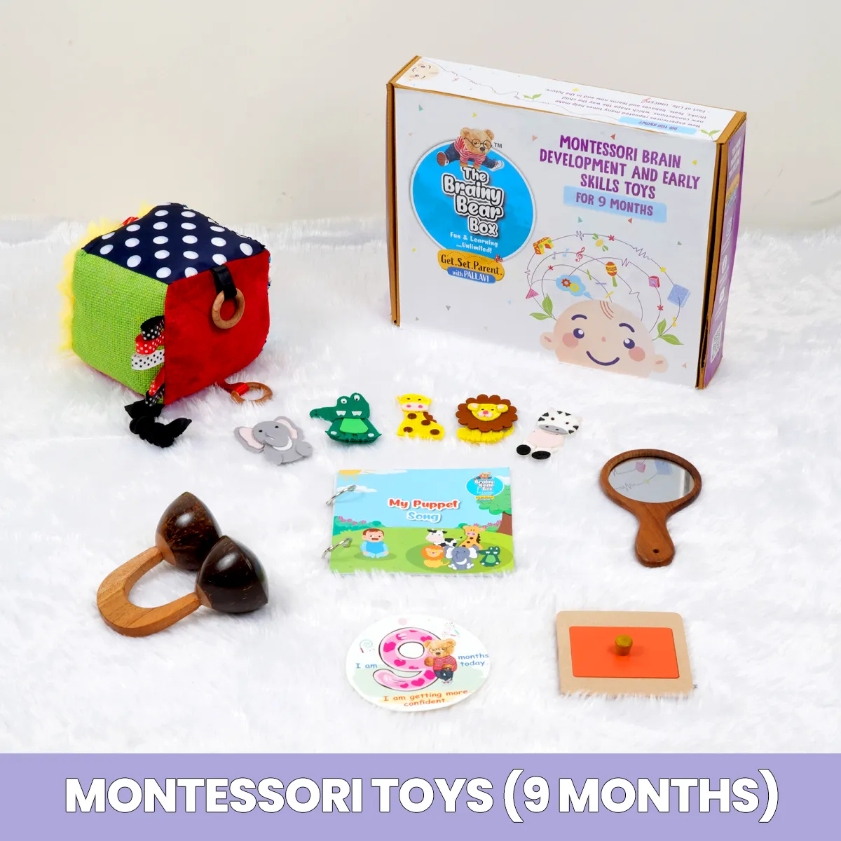 Monthly Montessori and Brain Development Toys  (0-2 Years)