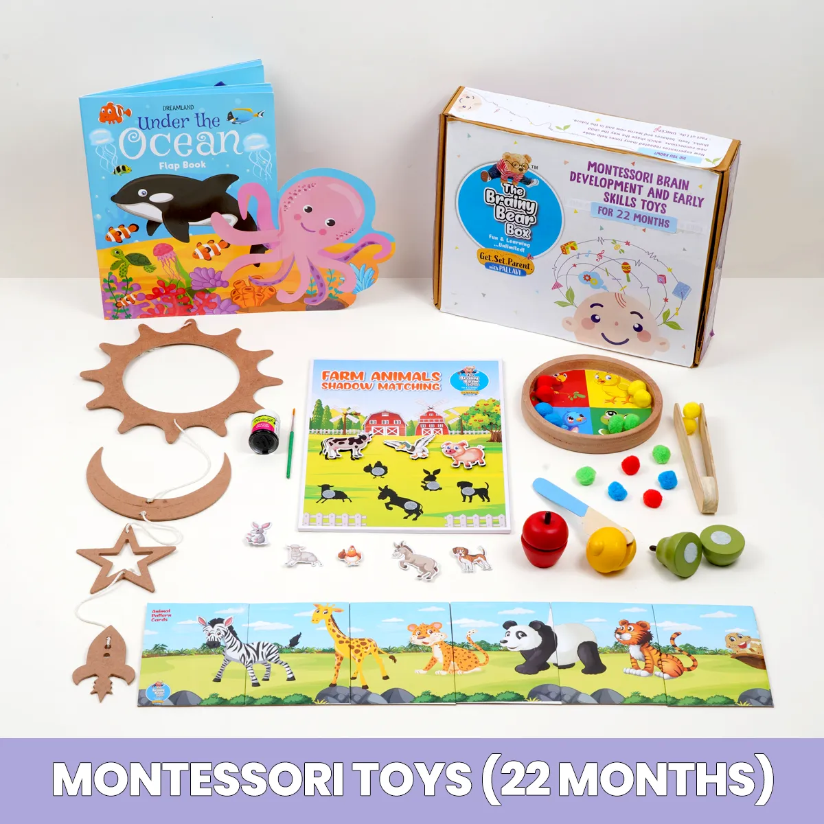 Monthly Montessori and Brain Development Toys  (0-2 Years)