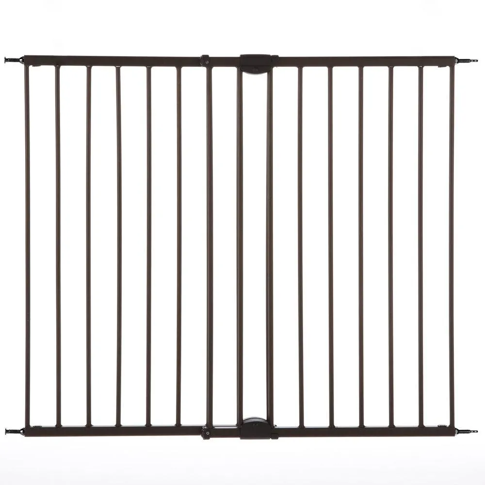 North States Easy Swing and Lock Wall Mounted Pet Gate - Fit openings 28" to 48" wide