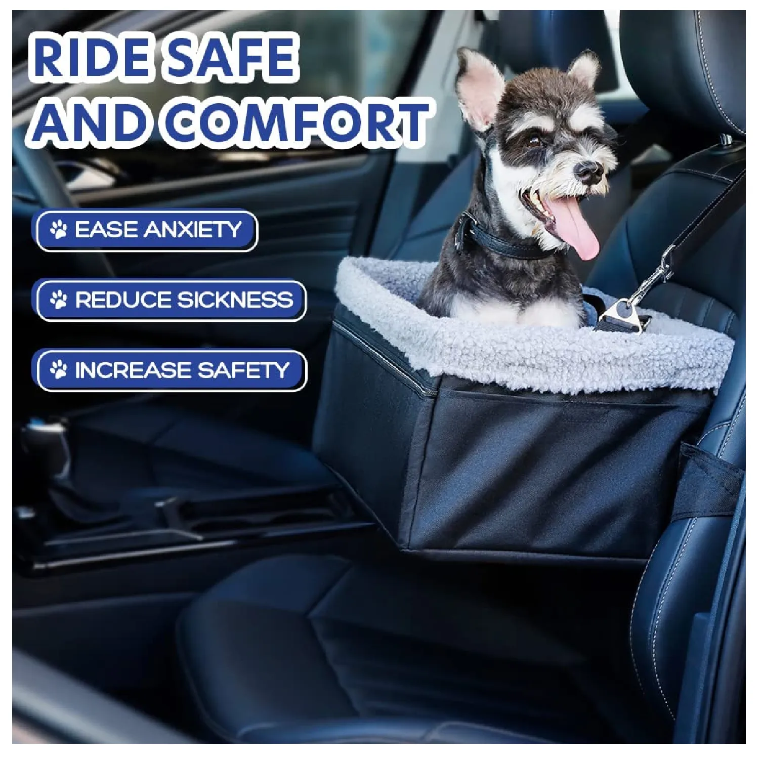 NOVOLAB Car Seat for Puppies Portable Booster Car Seat