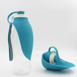 PAWS ASIA Amazon Popular High Quality Multifunctional Narrow Mouth Nozzle Squeeze Out Regular Dog Bottles Water 580ML